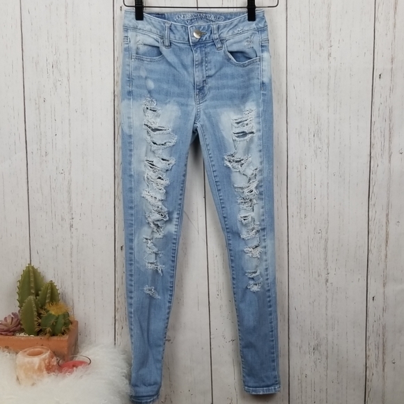 American Eagle Outfitters Denim - American eagle hi-rise jegging 0 regular